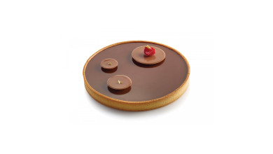 1 Cercle à tarte perforé Silikomart - diamètre 19 cm - Cercle à tarte 19 cm