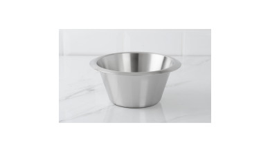 Bassine inox 16 cm fond plat - Bassine 16 cm