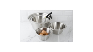 Bassine inox 18 cm fond plat - Bassine 18 cm