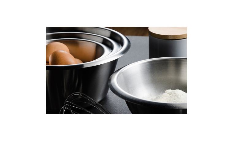 Bassine inox 20 cm fond plat - Bassine 20 cm