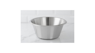 Bassine inox 24 cm fond plat - Bassine 24 cm