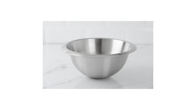 Bassine inox demi-ronde 20 cm - Bassine 20 cm
