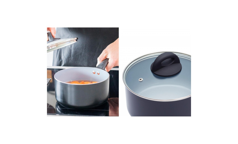Casserole en céramique anti-adhésive 20 cm - Casserole 20 cm