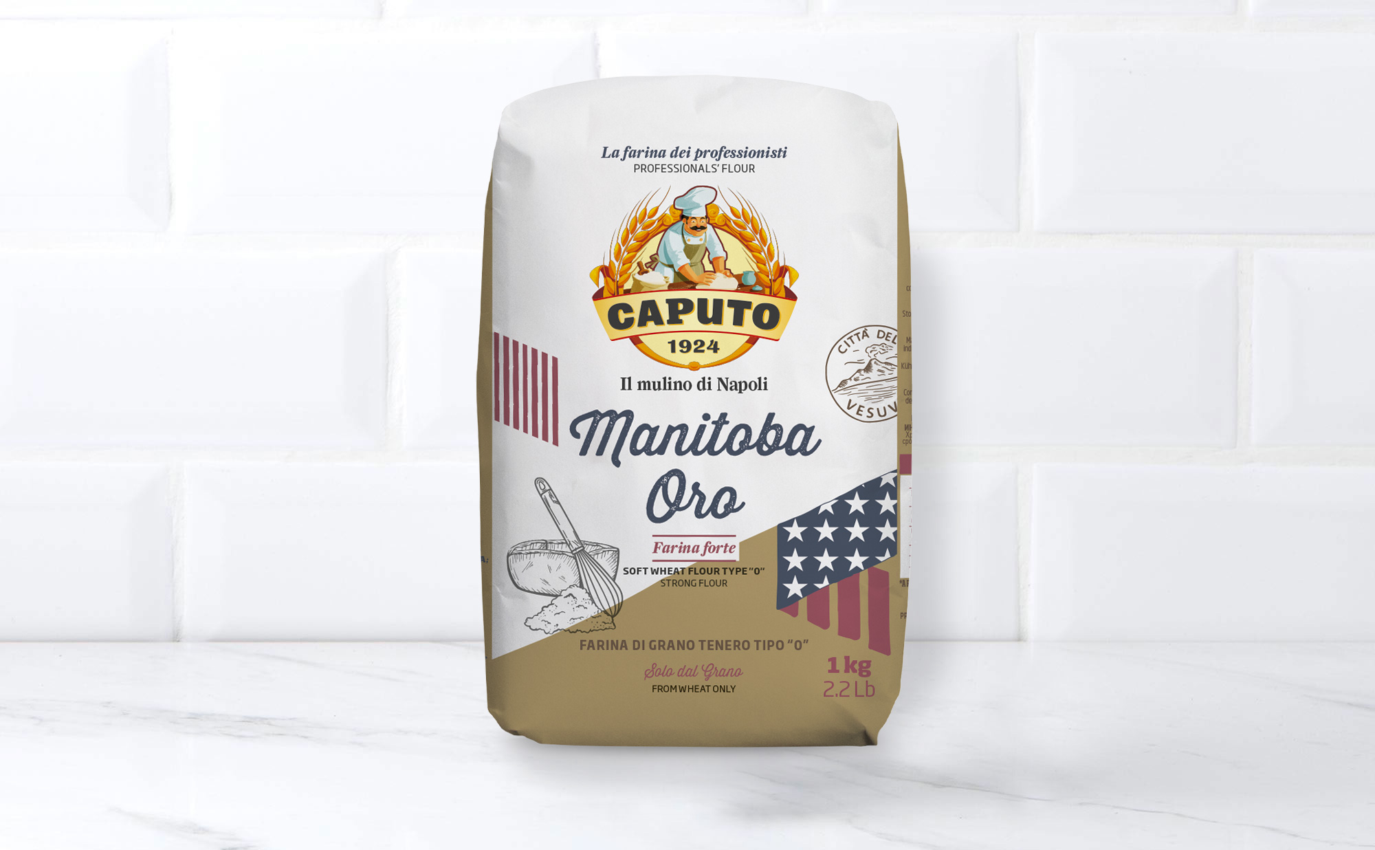 Farina Manitoba Oro Caputo 1 Kg - Buonissimo Caf&eacute; Y Excelencias Italianas